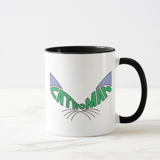 Taza Logo de Catwoman Green (Derecha)