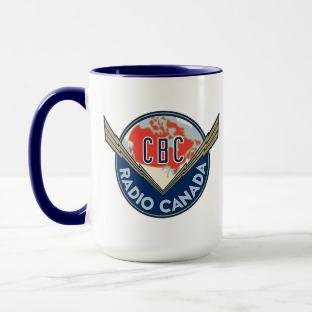 Taza Logo de CBC Retro de los años 1940 (Izquierda)