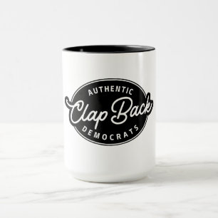 Taza Logo de Clapback Demócratas