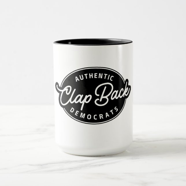 Taza Logo de Clapback Demócratas (Centro)