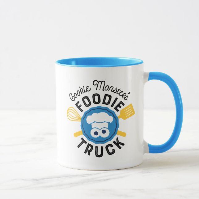 Taza Logo de Cookie Monster's Foodie Truck (Derecha)