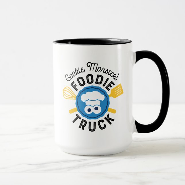 Taza Logo de Cookie Monster's Foodie Truck (Derecha)