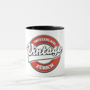 Taza Logo de estilo antiguo de Suiza Zürich Magnet