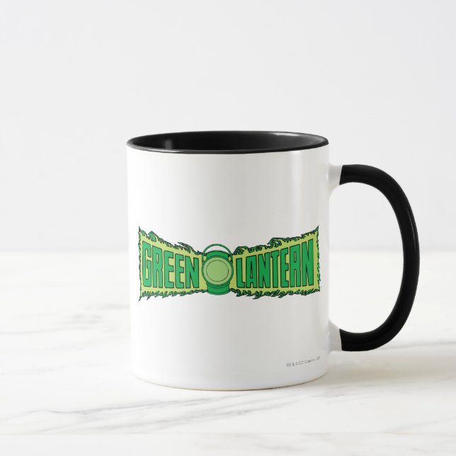 Taza Logo de Green Lantern con linterna (Derecha)