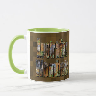 Taza Logo de imagen de los Wombats australianos,