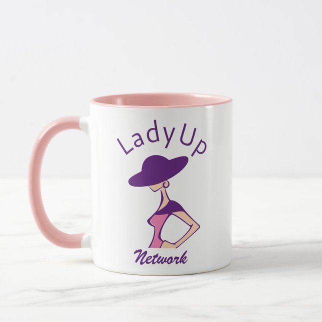 Taza Logo de LadyUp Coffee Mug (Izquierda)