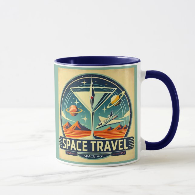 Taza Logo de Martini Space Travel 1957 (Derecha)