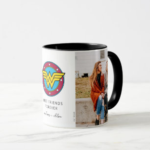 Taza Logo de Wonder Woman   Mejor foto de amigos