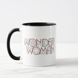 Taza Logo de Wonder Woman Rainbow