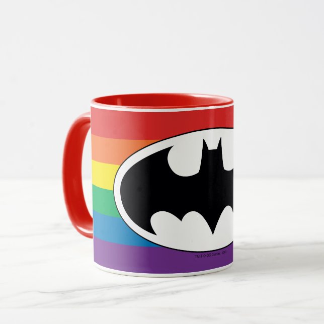 Taza Logo del arco iris de Batman (Anverso izquierdo)