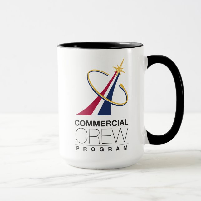 Taza Logo del programa de la tripulación comercial de l (Derecha)