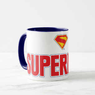 Taza Logo en negrita de Superman clásico