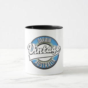 Taza logotipo antiguo de Darwin Australia