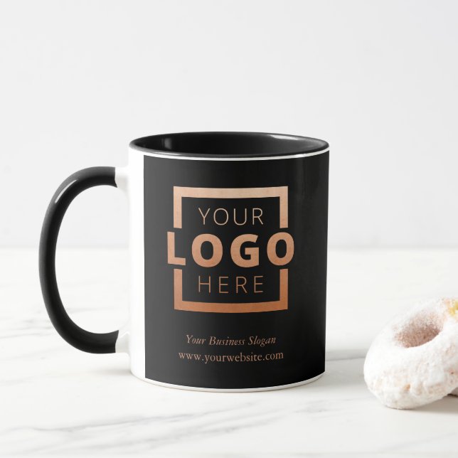 Taza Logotipo comercial promocional de personalizado co (Con donut)