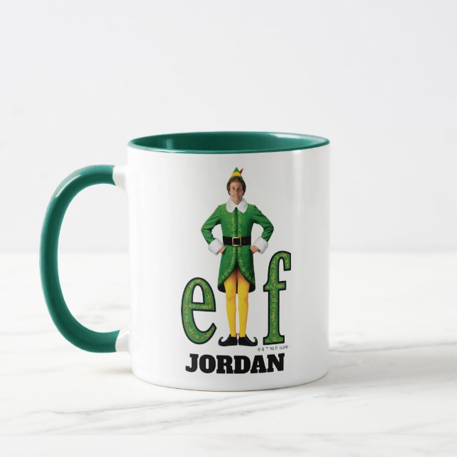 Taza Logotipo de Buddy the Elf Movie (Izquierda)