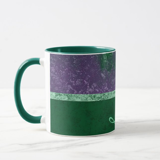 Taza Logotipo de cerámica verde "Sis" de Avatar Toxic (Izquierda)