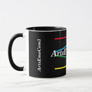Taza Logotipo de colores simples