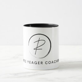 Taza Logotipo de firma de coaching de Russ Yeager