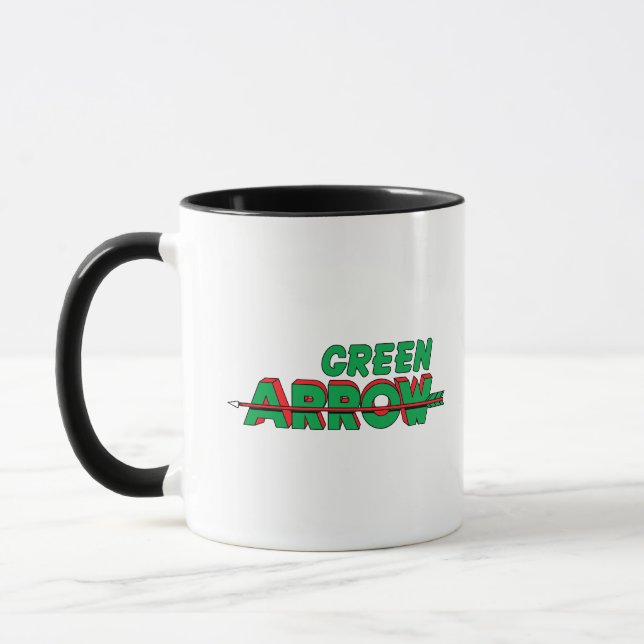 Taza Logotipo de flecha verde 2 (Izquierda)