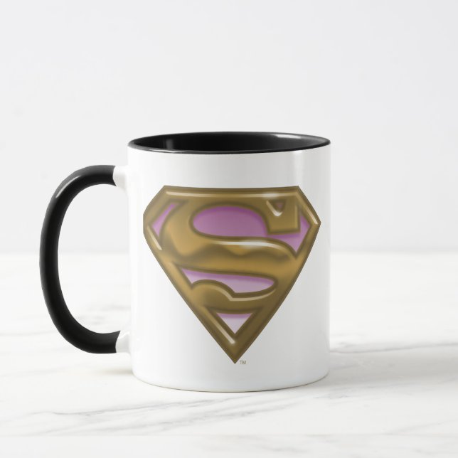 Taza Logotipo de oro de Supergirl (Izquierda)