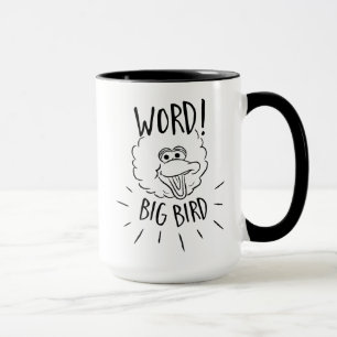 Taza Logotipo de patineta de Big Bird - ¡Palabra! Big B