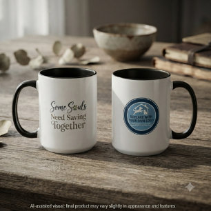 Taza Logotipo de rescate de almas que necesitan ser sal