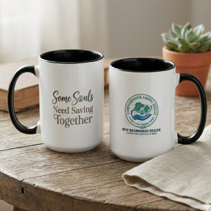 Taza Logotipo de rescate de almas que necesitan ser sal