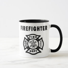 Taza Logotipo del bombero
