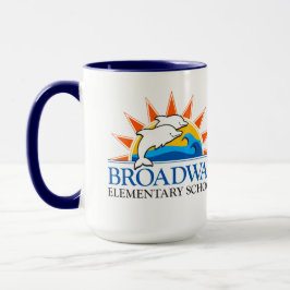 Taza Logotipo del logotipo de la escuela primaria de Br
