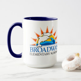 Taza Logotipo del logotipo de la escuela primaria de Br