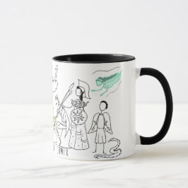 Taza Logotipo del mito griego Comix