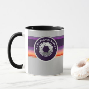 Taza Logotipo del Personalizado Kvell_Photohraphy con e
