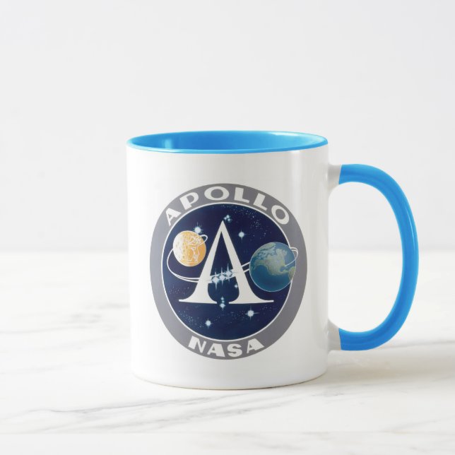 Taza Logotipo del programa Apollo (Derecha)