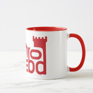 Taza Logotipo del rojo de Danebod