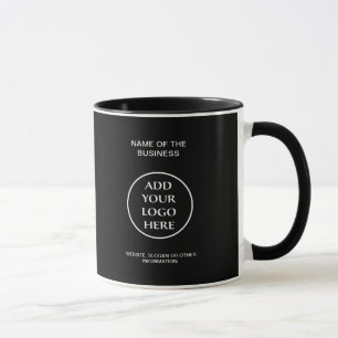 Taza Logotipo Empresa Empresa Profesional