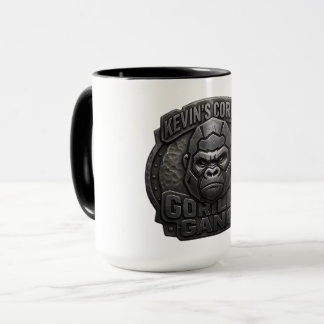 Taza Logotipo geométrico de Gorilla Gang con aspecto de