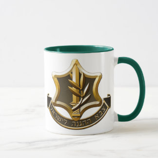Taza Logotipo israelí de la fuerza de defensa