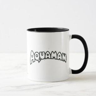 Taza Logotipo negro Aquaman Grunge 2
