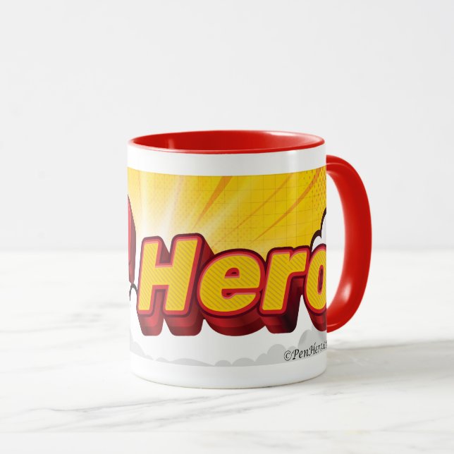 Taza Logotipo Pen Hero BOLD (Anverso derecho)