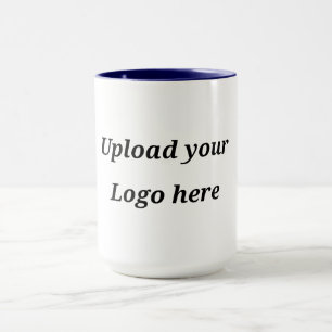 Taza Logotipo personalizado simple minimalista elegante
