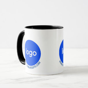Taza Logotipo personalizado y detalles del sitio web pa