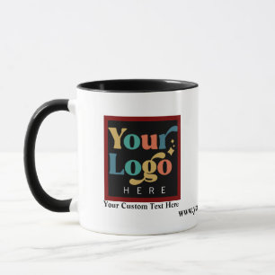 Taza Logotipo promocional de negocios personalizado de 