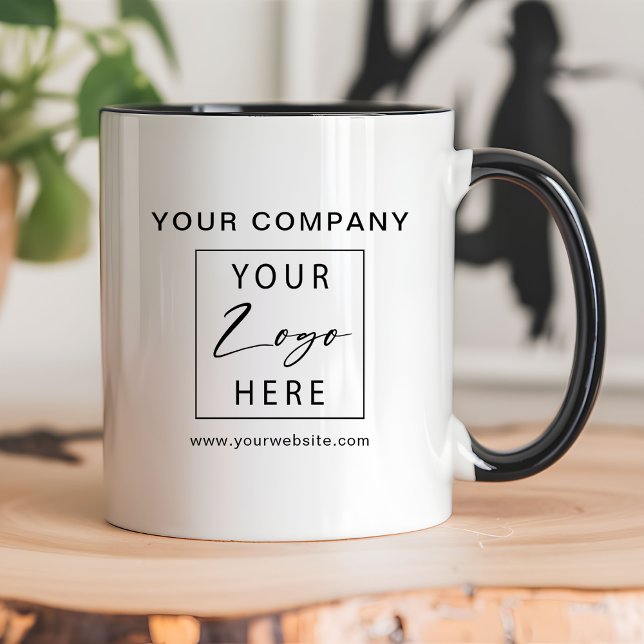 Taza Logotipo promocional de su negocio (Subido por el creador)