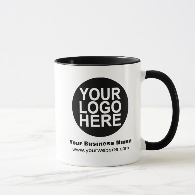 Taza Logotipo promocional para empresas personalizadas (Derecha)