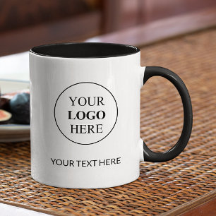 Taza Logotipo Promocional Personalizado – Sin Pedido Mí