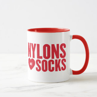 Taza Logotipo rojo con los talones del lunar