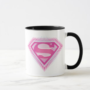 Taza Logotipo rosado de Supergirl