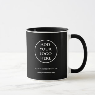 Taza Logotipo sencillo Empresa Empresa profesional