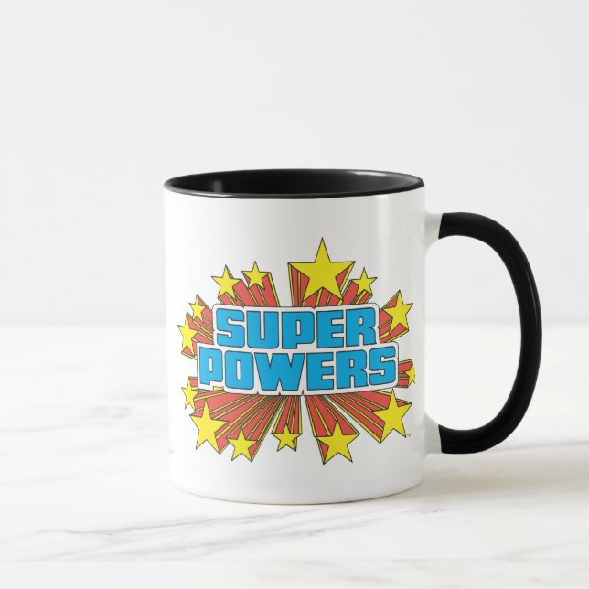 Taza Logotipo Super Powers™ Azul (Derecha)