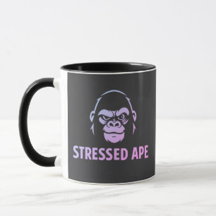 Taza Logotipo verde de Stressed Ape Studios